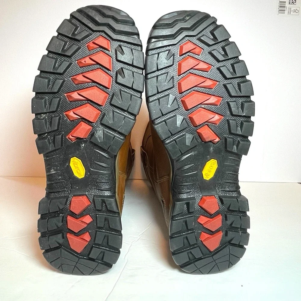 Red Wing 4448 Pull On Work Boots Men's 9.5 E2 Brown Steel‎ Toe Vibram Waterproof